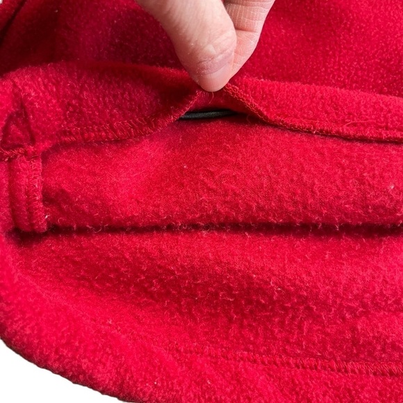 University of Alabama Red Half Zip Fleece Pullover with Embroidered Logo Sz. Lg. - Picture 9 of 10